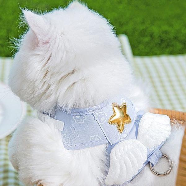 Angel Wings Pet Harness With Leash  |  Pet Accessories