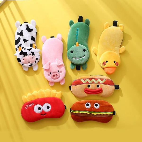 Animal / Fast Food Sleeping Eye Mask  |  Travel Essentials