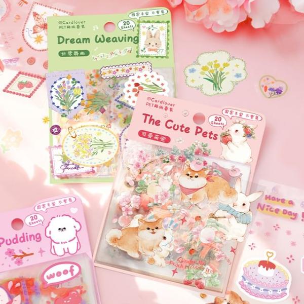 Animal / Floral Sticker (Various Designs)  |  Stationery