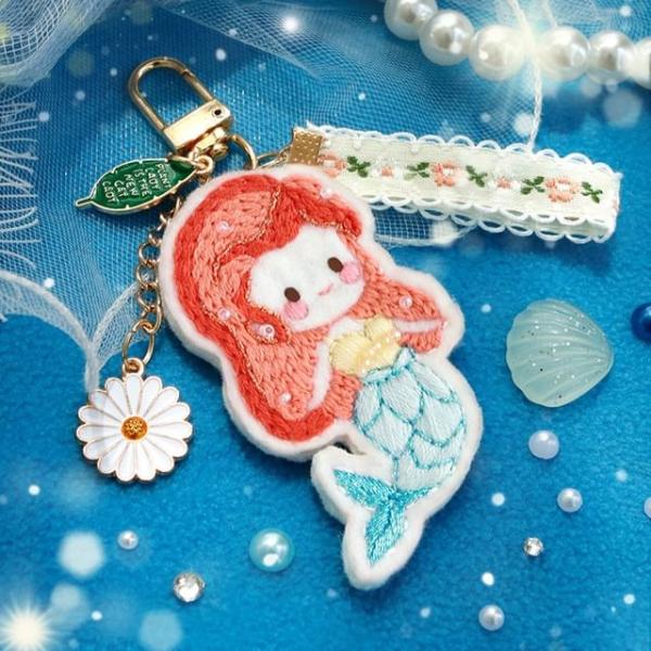 Animal Keyring Diy Embroidery Kit (Various Designs)  |  Arts & Crafts