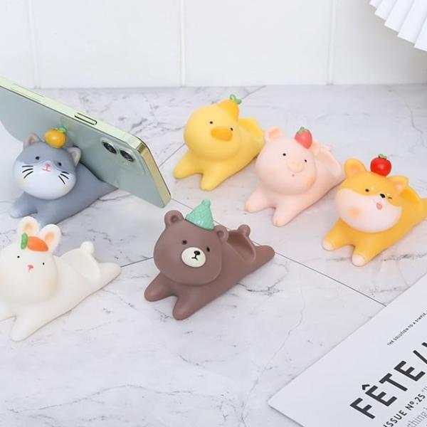 Animal Resin Desktop Phone Stand (Various Designs)  |  Electronic Accessories