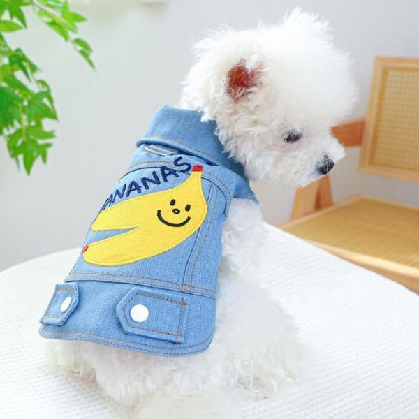 Banana Denim Pet Top  |  Pet Accessories