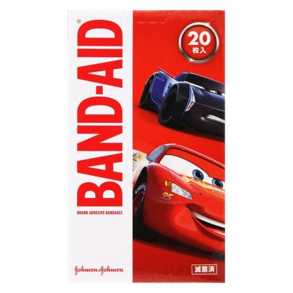 Band-Aid Cars Lightning Mcqueen Adhesive Bandages  |  Outdoor Essentials