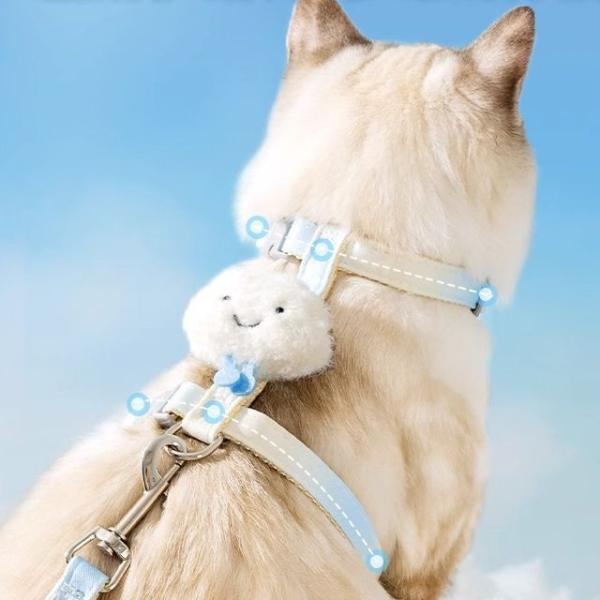 Bee / Cloud Pet Harness With Leash  |  Pet Accessories