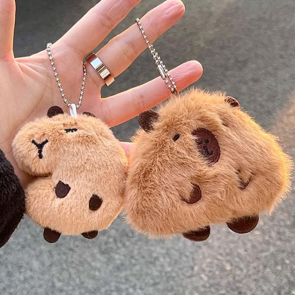 Capybara Chenille Bag Charm  |  Gizmos & Toys