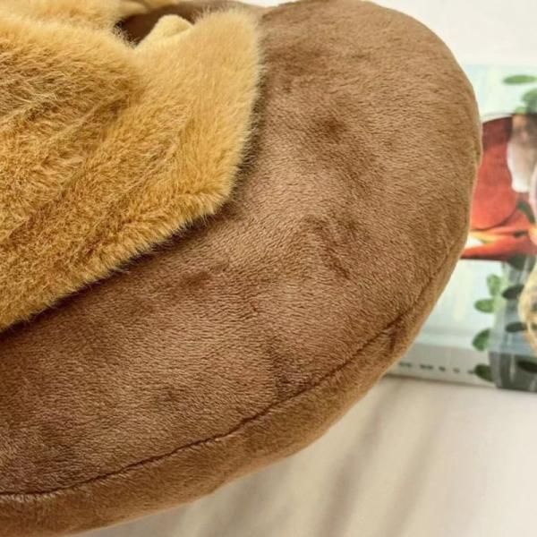 Capybara Chenille Hooded Neck Pillow  |  Travel Essentials