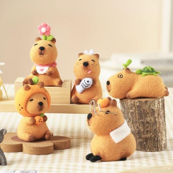 Capybara Diy Needle Felting Kit (Various Designs)  |  Arts & Crafts