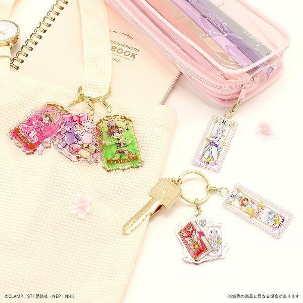 Cardcaptor Sakura Acrylic Keyring (Sakura & Kuro & Yue)  |  Gizmos & Toys