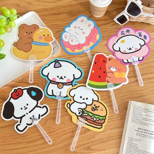 Cartoon Plastic Hand Fan (Various Designs)  |  Outdoor Essentials