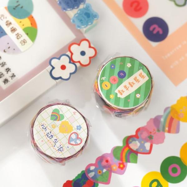 Cartoon Print Masking Tape  |  Stationery