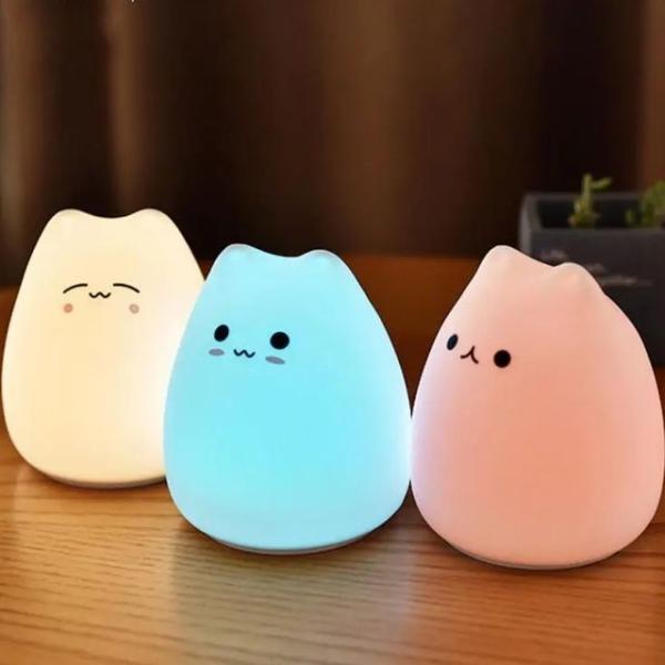 Cat Silicone Night Lamp (Various Designs)  |  Gizmos & Toys