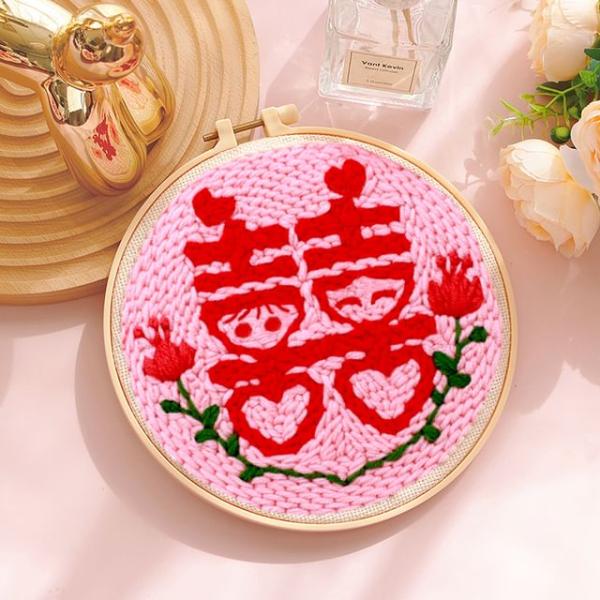 Chinese Wedding Ornament Diy Embroidery Kit (Various Designs)  |  Arts & Crafts