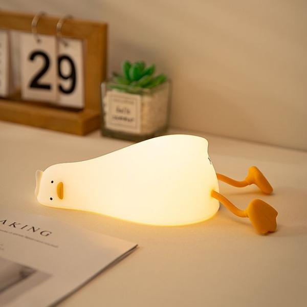 Duck Silicone Usb Rechargeable Night Lamp  |  Gizmos & Toys