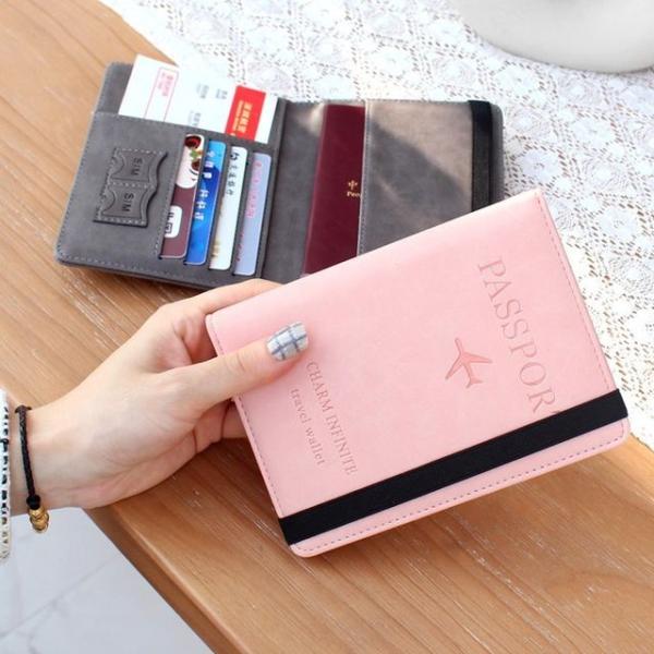 Faux Leather Passport Holder  |  Travel Essentials