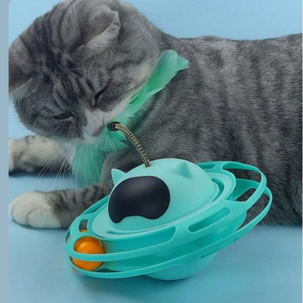 Feather Tumbler Pet Toy  |  Pet Accessories