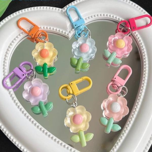 Floral Bag Charm Keyring  |  Gizmos & Toys