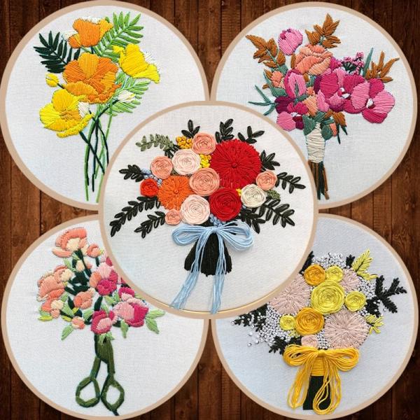 Floral Diy Sewing Kit (Various Designs)  |  Arts & Crafts