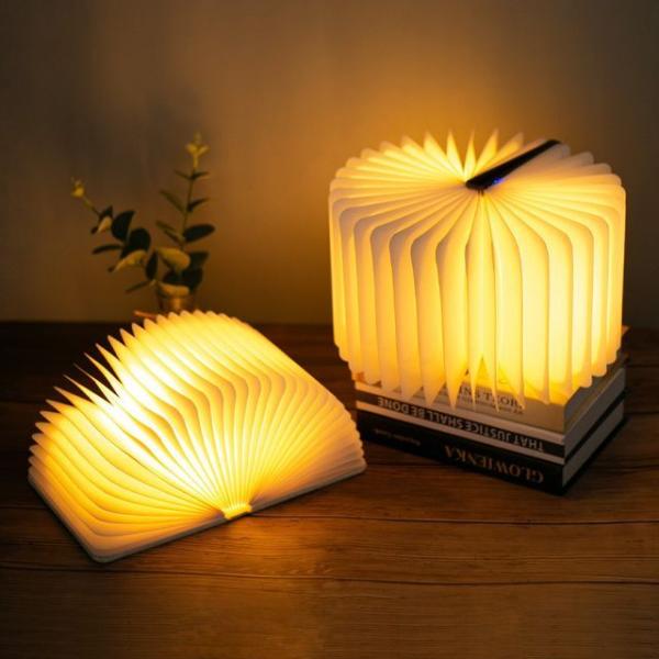 Foldable Book Shaped Usb Rechargeable Night Lamp  |  Lifestyle Devices