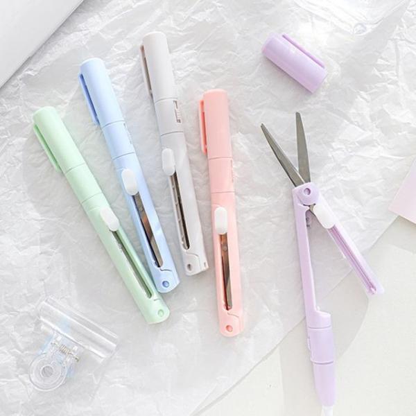 Foldable Scissors With Ceramic Paper Cutter  |  Stationery