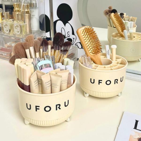 Lettering Plastic Makeup Desk Organizer (Various Designs)  |  Homeware