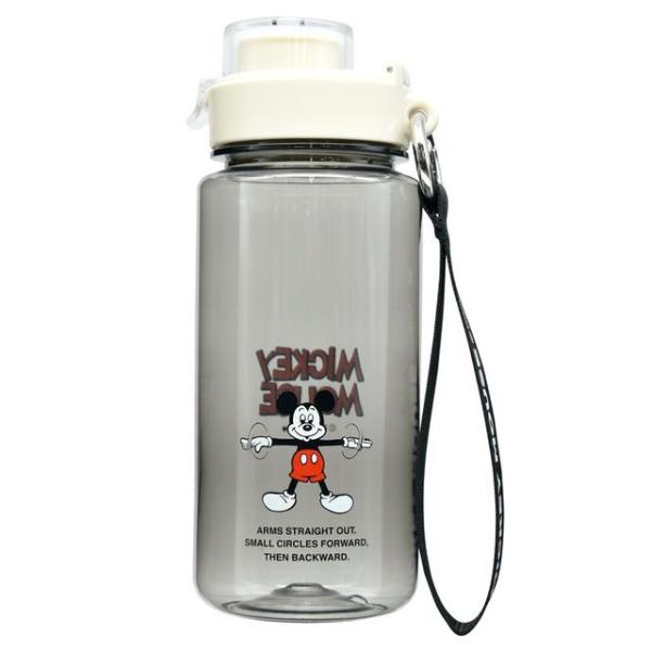 Mickey Mouse Drinking Bottle 640Ml (Grey)  |  Homeware