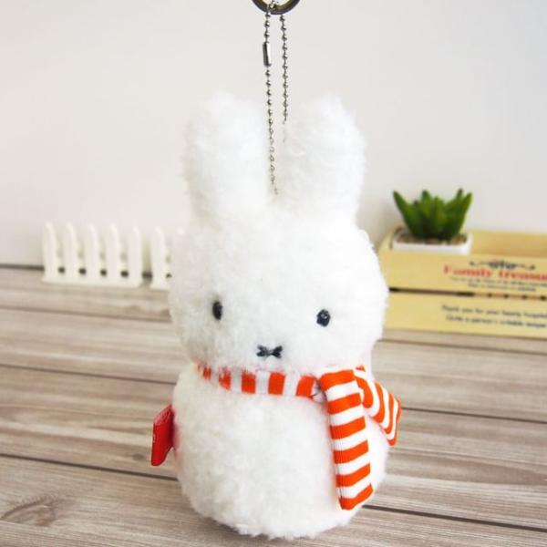 Miffy Snowman Mascot Keychain / Keyring  |  Gizmos & Toys