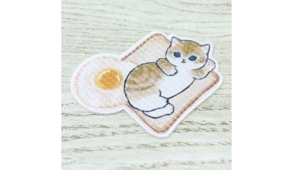 Mofusand Embroidered Patch Seal (Toast)  |  Arts & Crafts