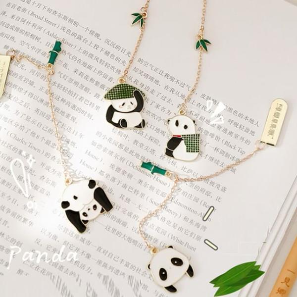 Panda Metal Bookmark (Various Designs)  |  Stationery