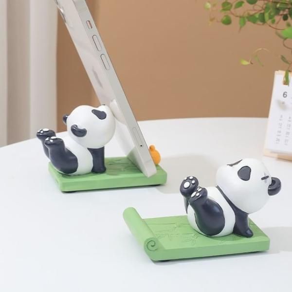 Panda Resin Desktop Phone Stand (Various Designs)  |  Electronic Accessories