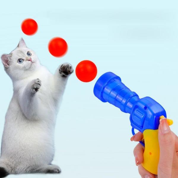 Plastic Gun Pet Toy / Ball / Frisbee / Set  |  Pet Accessories