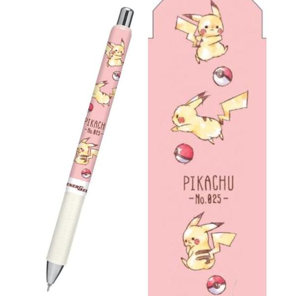 Pokemon Energel Ball Pen 0.5Mm (Pikachu/Pink)  |  Stationery