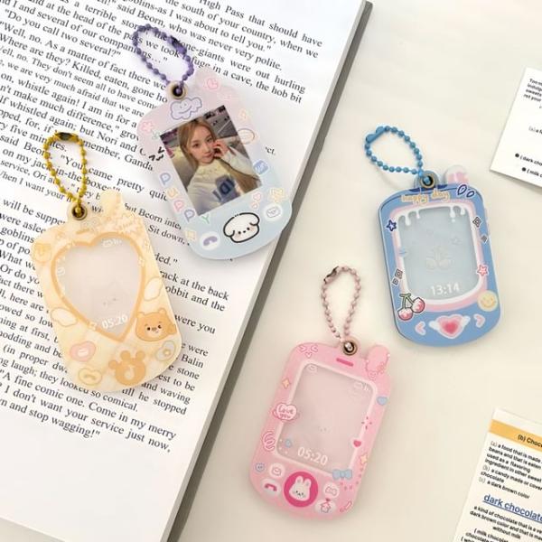 Print Acrylic Card Holder Keyring  |  Gizmos & Toys