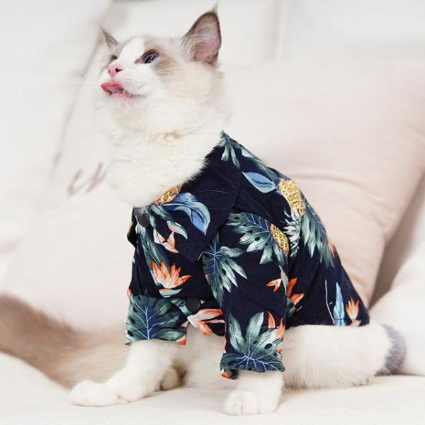 Print Hawaii Shirt Pet Top  |  Pet Accessories