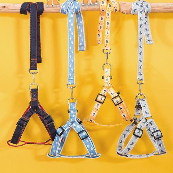 Print Pet Harness With Leash / Set  |  Pet Accessories