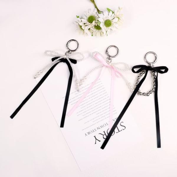 Ribbon Bag Charm Keyring (Various Designs)  |  Gizmos & Toys