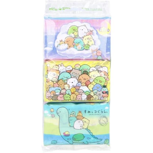 San-X Sumikkogurashi Flushable Pocket Tissue  |  Travel Essentials