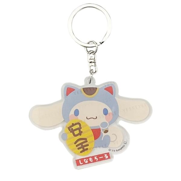 Sanrio Cinnamoroll Acrylic Keychain Lucky Cat  |  Gizmos & Toys