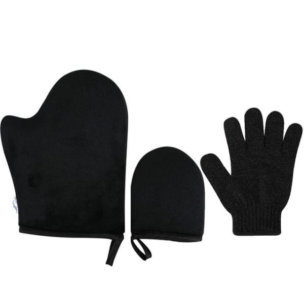 Set Of 3: Bath Mitts + Gloves  |  Homeware