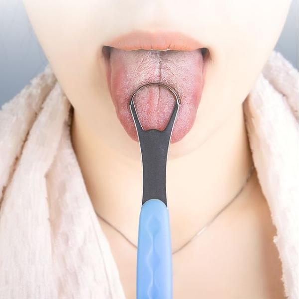 Stainless Steel Tongue Scraper With Case  |  Homeware