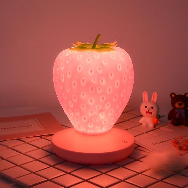 Strawberry Usb Rechargeable Night Lamp  |  Lifestyle Devices