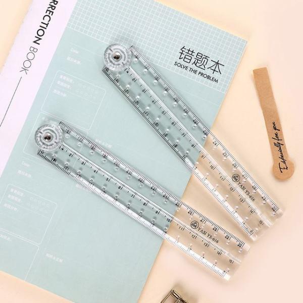 Transparent Foldable Plastic Ruler  |  Stationery