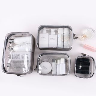 Travel Transparent Pvc Toiletry Bag  |  Travel Essentials