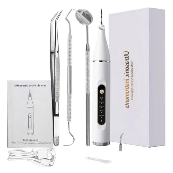 Usb Rechargeable Ultrasonic Dental Tartar Cleaner  |  Lifestyle Devices