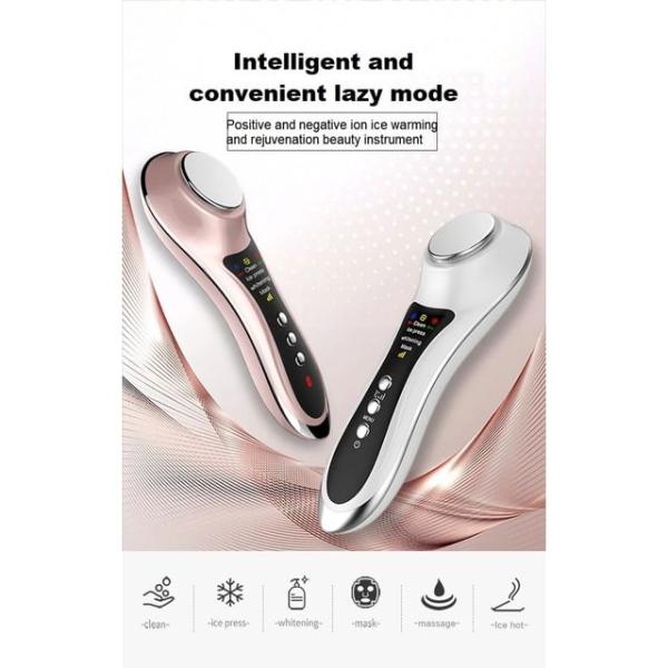 Usb Rechargeable Ultrasonic Face Massager  |  Lifestyle Devices