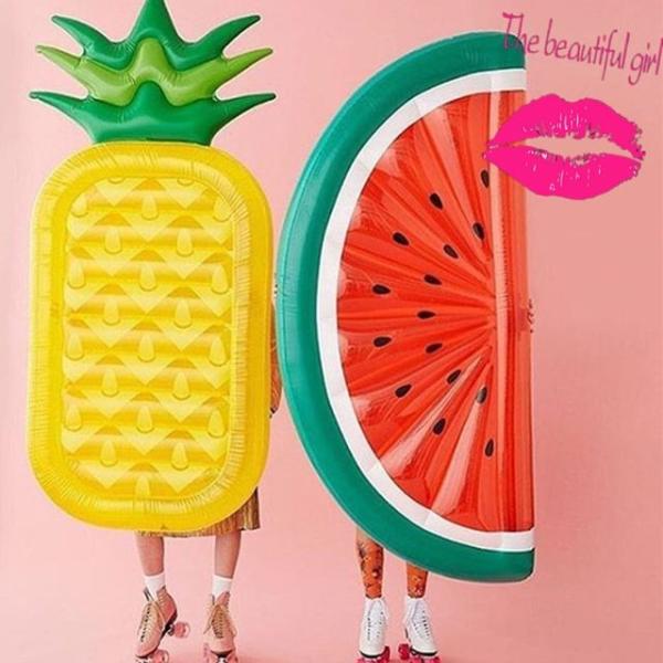 Watermelon/ Pineapple Pool Floats  |  Sports Accessories