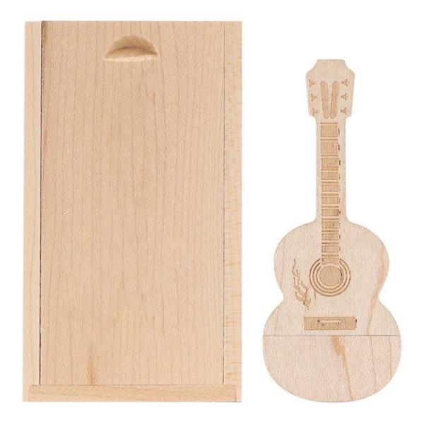 Wooden Guitar Usb Thumb Drive (Various Designs)  |  Lifestyle Devices