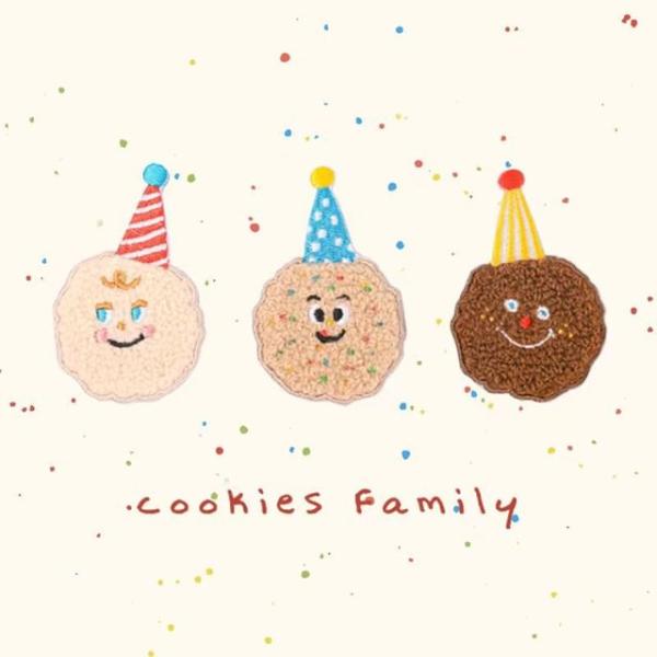 Cookie Party Embroidered Applique Patch (Various Designs) / Set  |  Arts & Crafts