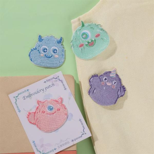 Monster Embroidered Applique Patch (Various Designs)  |  Arts & Crafts