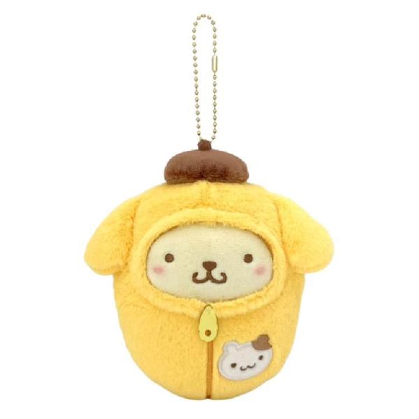 Pompompurin Plush Toy With Keychain / Keyring (Sleeping Bag)  |  Gizmos & Toys