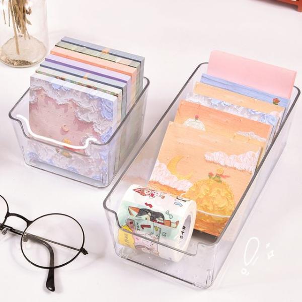 Acrylic Desk Organizer / Print Sticky Note / Set (Various Designs)  |  Homeware